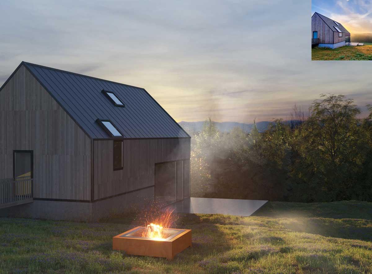 Infire Feuerstelle Corten Square 1000