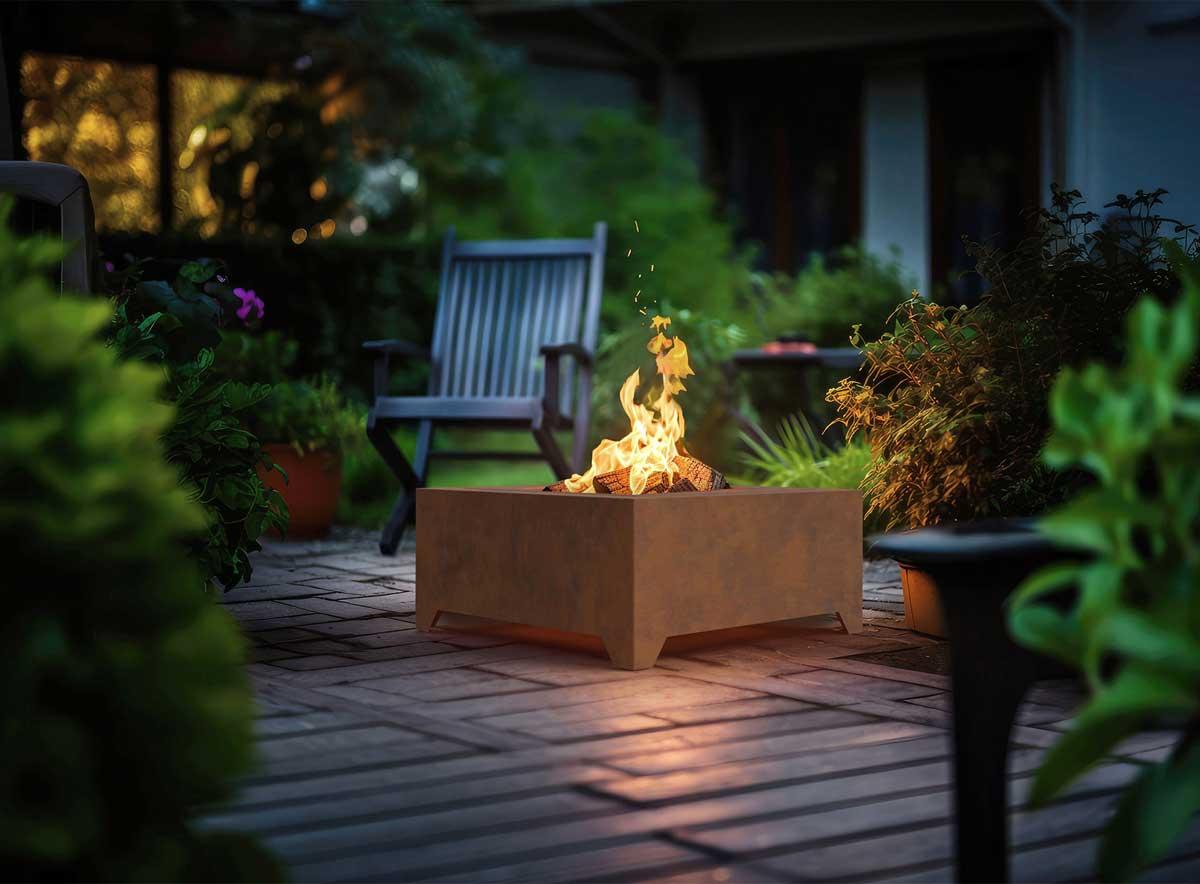 Infire Feuerstelle Corten Square 700