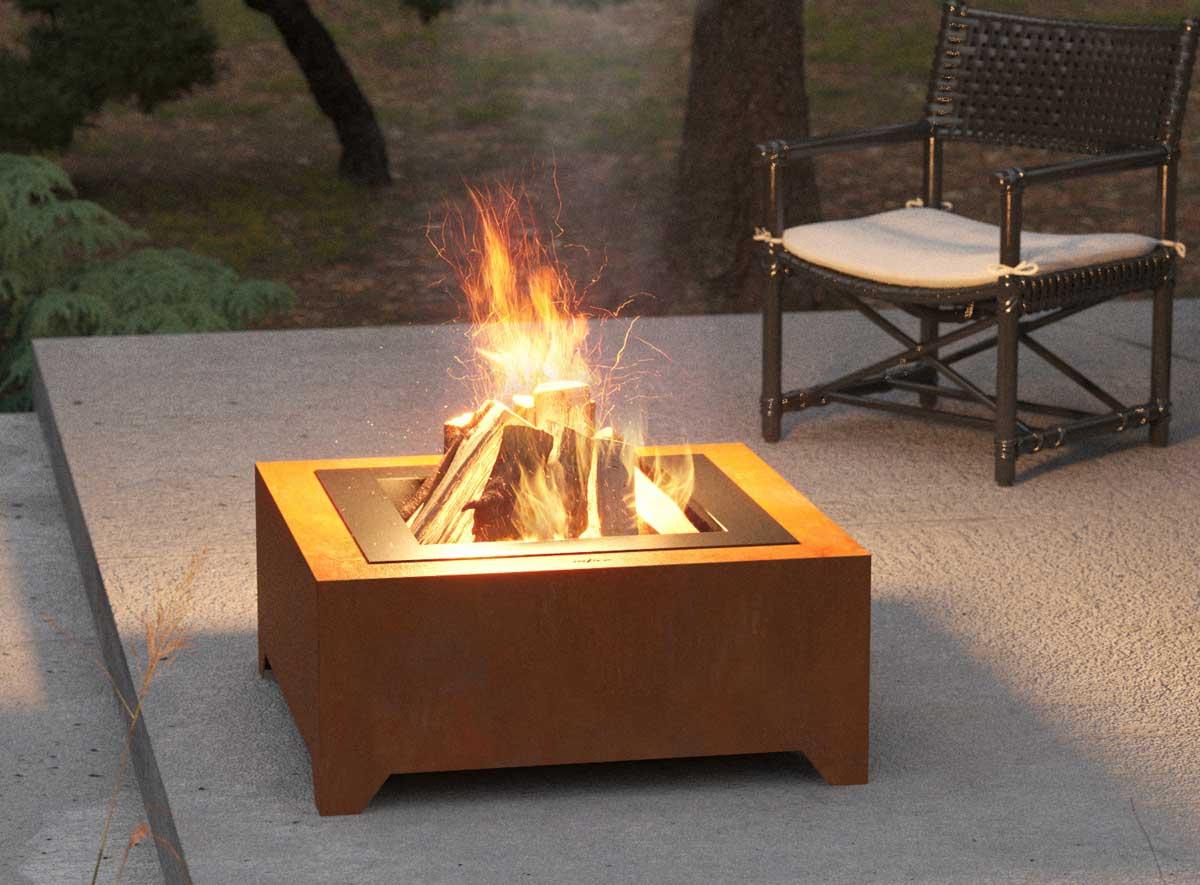 Infire Feuerstelle Corten Square 700
