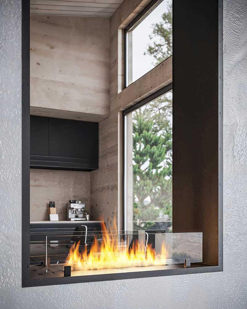 Bioethanol-Einbaukamin 2side Slim 1600 Vertical von Infire
