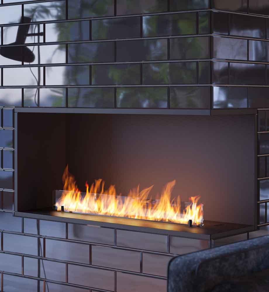 Ethanol built-in fireplace Infire R1200 Etronic