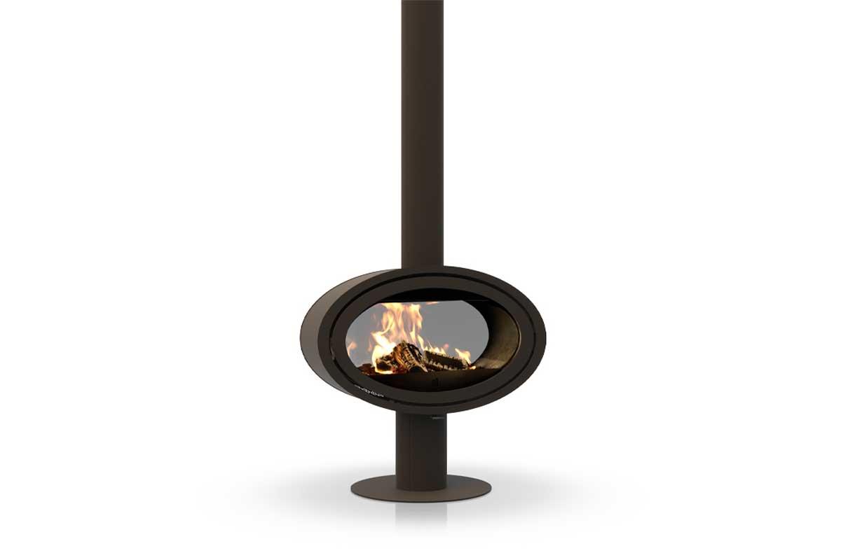 Dik Geurts Kaminofen Oval Front Base