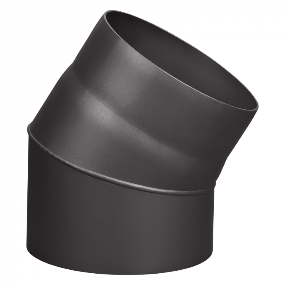 Plasma-welded flue pipe Ø150 mm elbow 30°