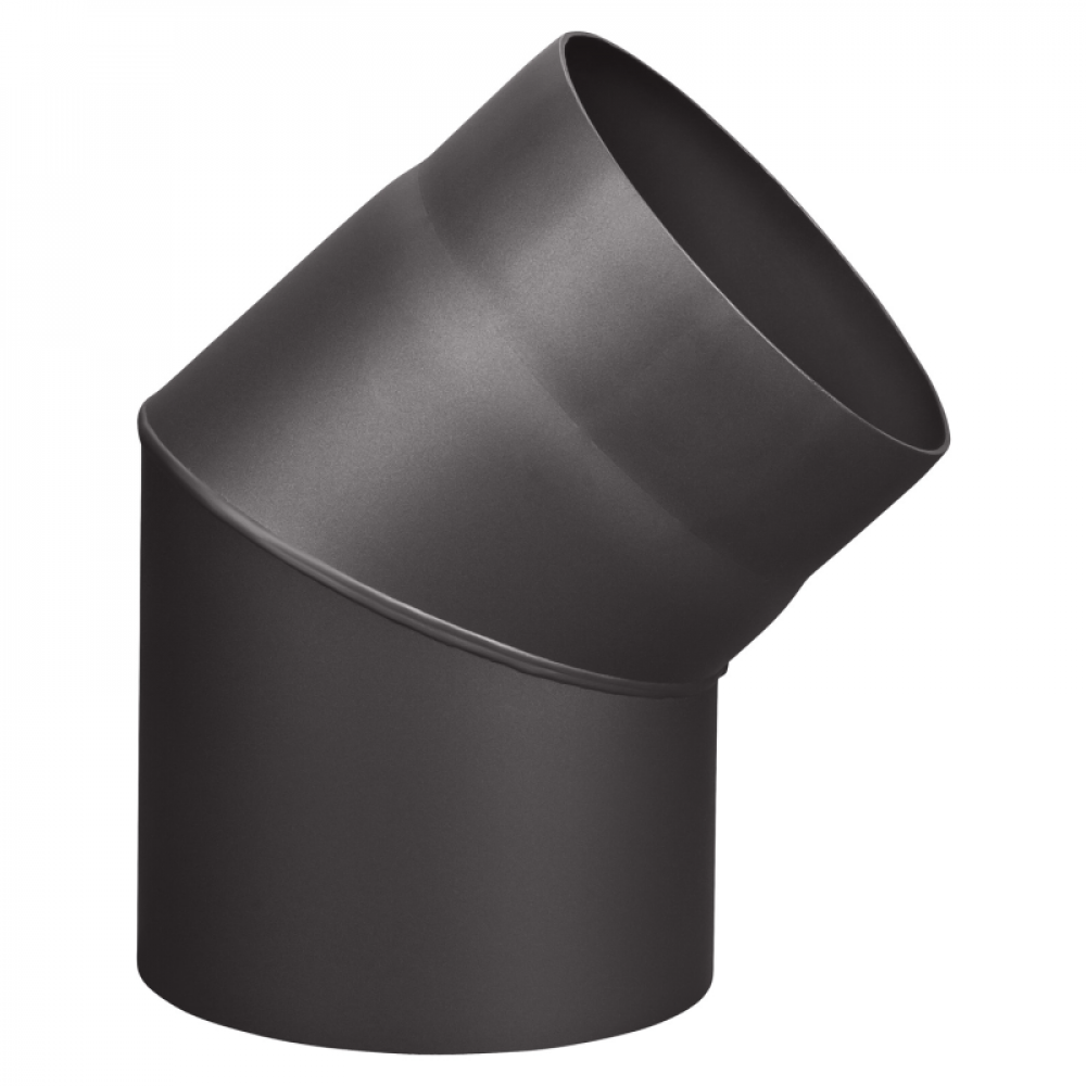 Plasma-welded flue pipe Ø150 mm elbow 45°