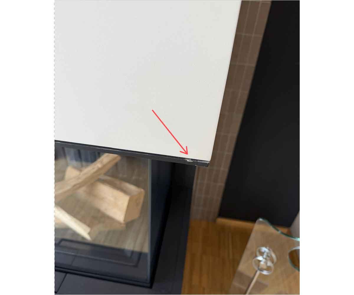 Kaminofen Ares Lager in weiß von Spartherm Living Fire