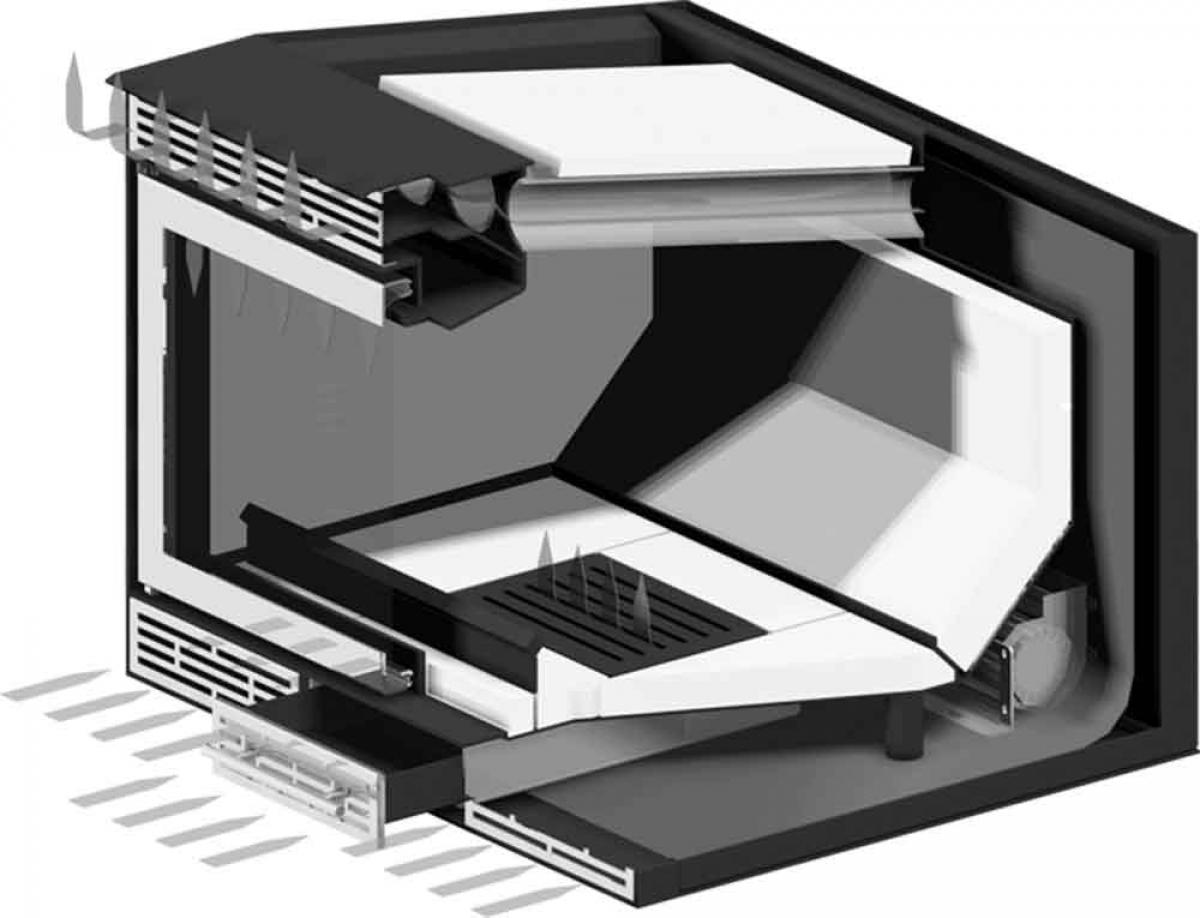 Spartherm Kaminkassette 2L auf Maß