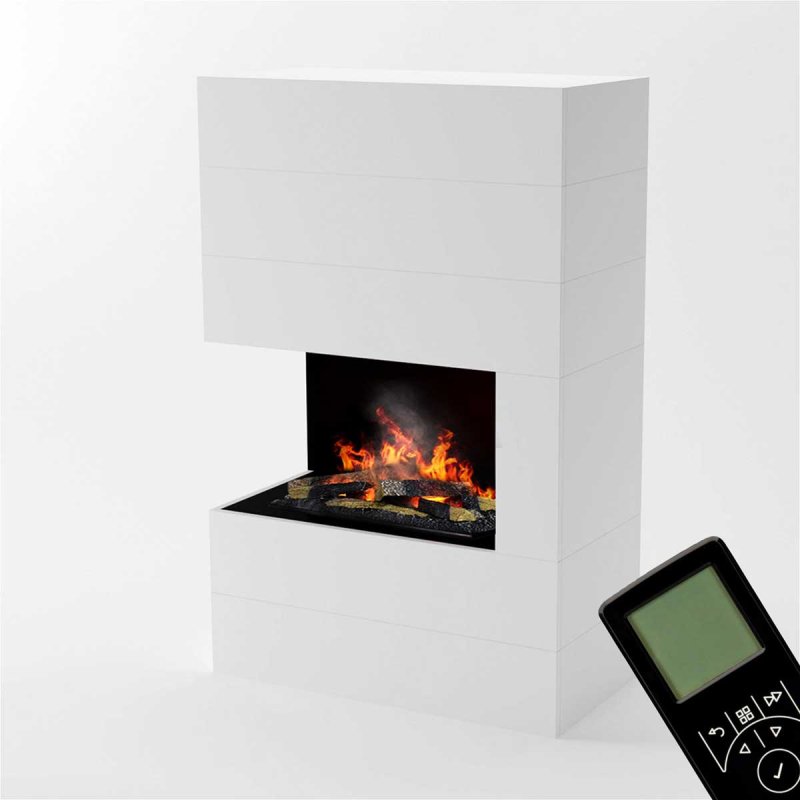 Electric fireplace Portia 2 sided
