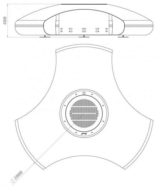 Glammfire Feuerstelle Vaudeville