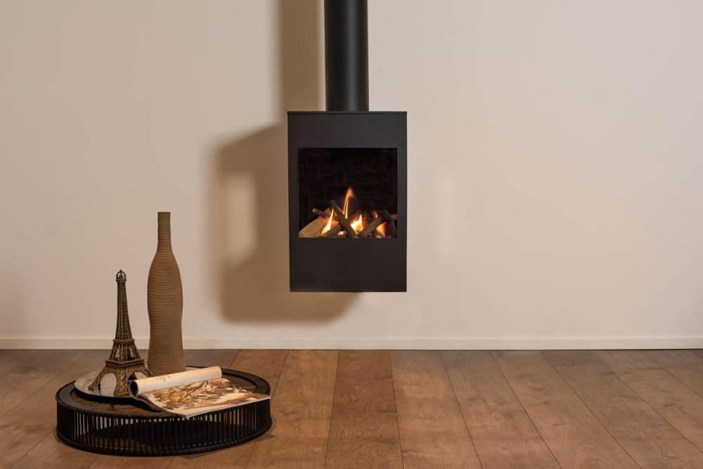 Wanders Gas-Kaminofen Onyx Wall
