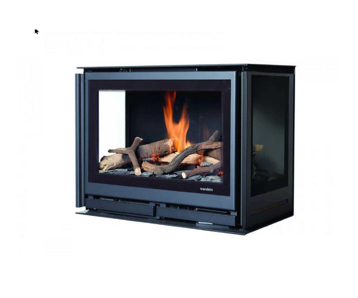 Wanders gas fireplace Square 60G U ABE