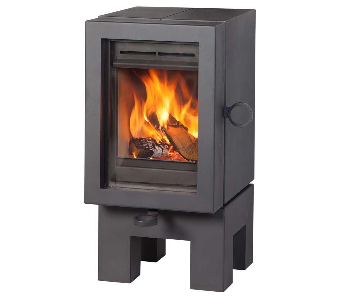 Wanders stove Oak Steel