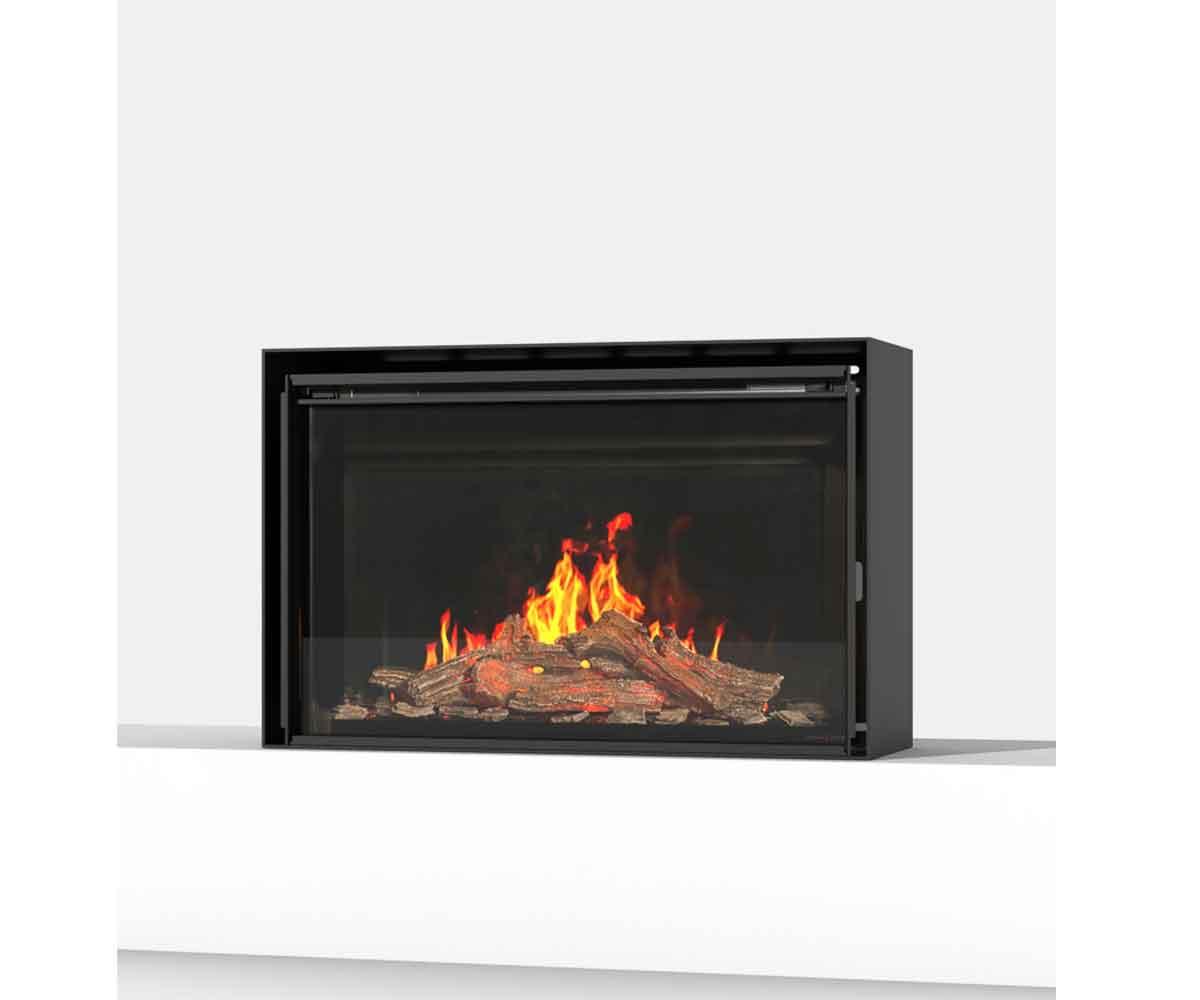 Elektrokamin Orion Traditional Black Edition LOW von Wanders-Modern Flames