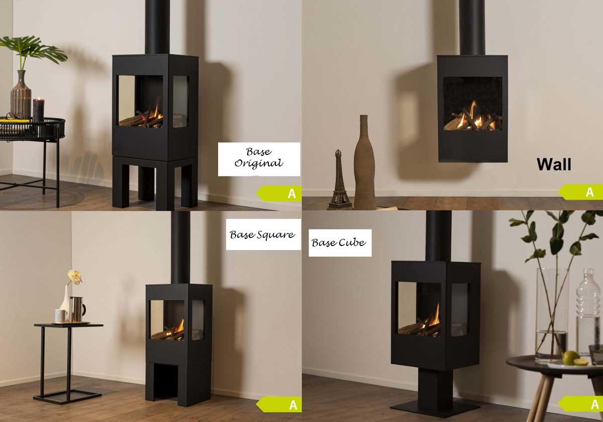 Wanders Gas-Kaminofen Onyx