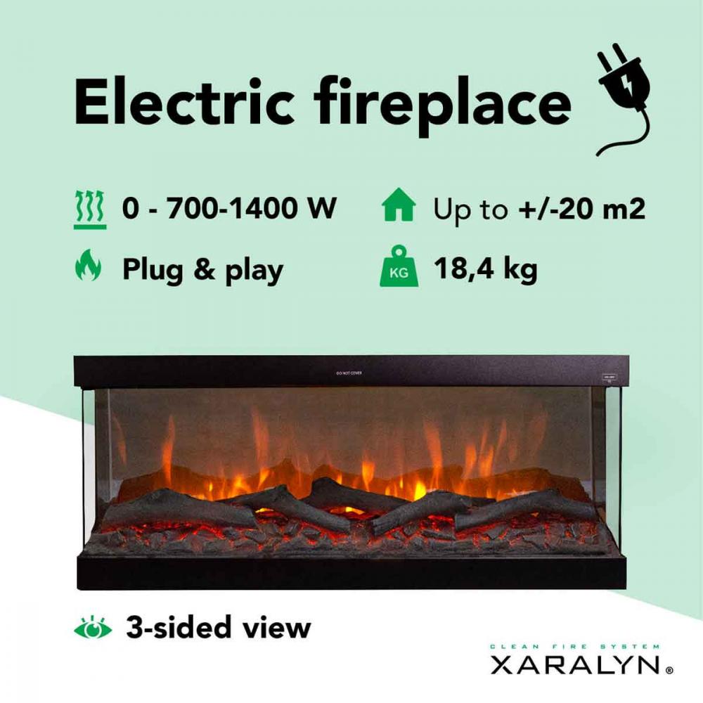 Xaralyn Elektrowandkamin Disegno S120