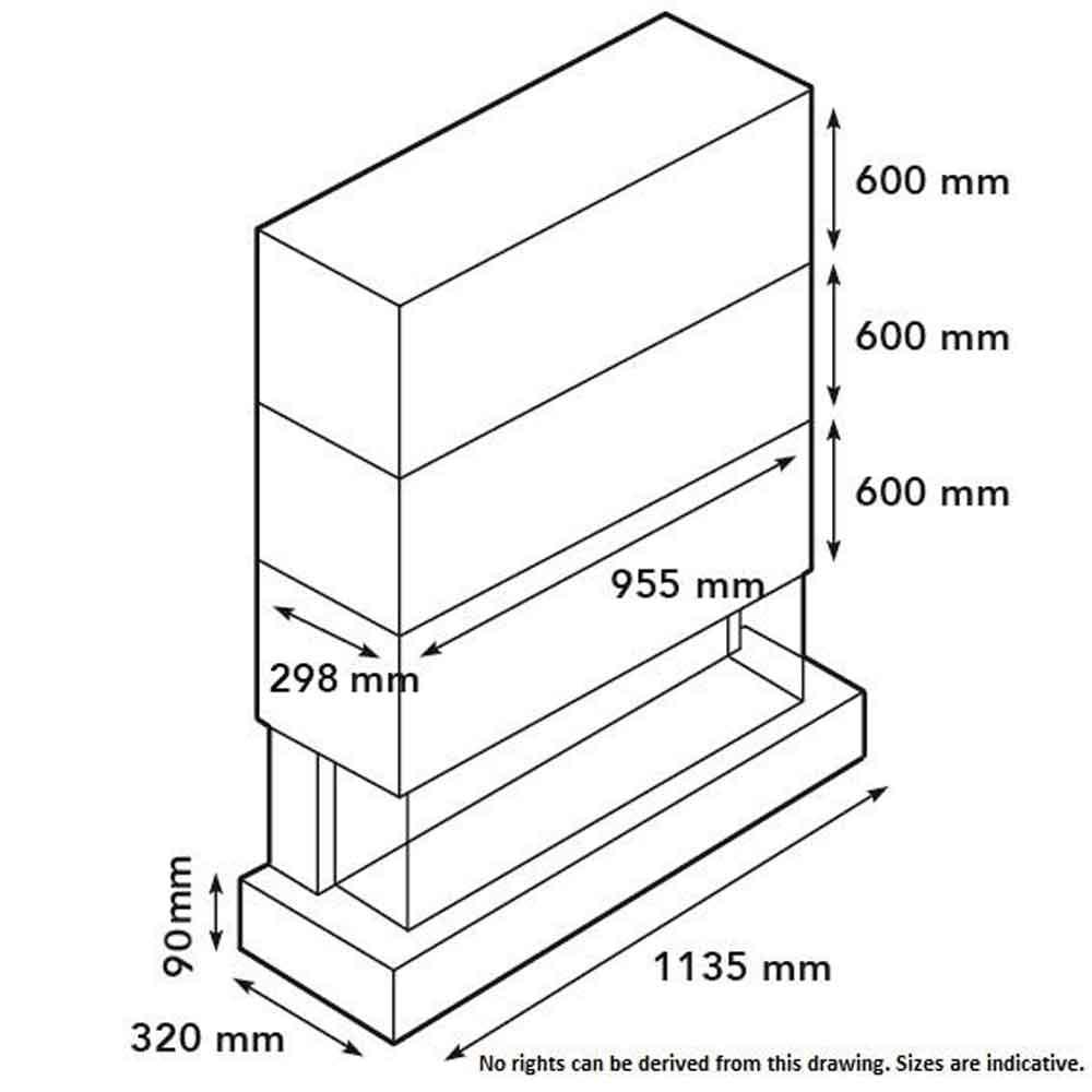 Xaralyn Elektrowandkamin Disegno XL90