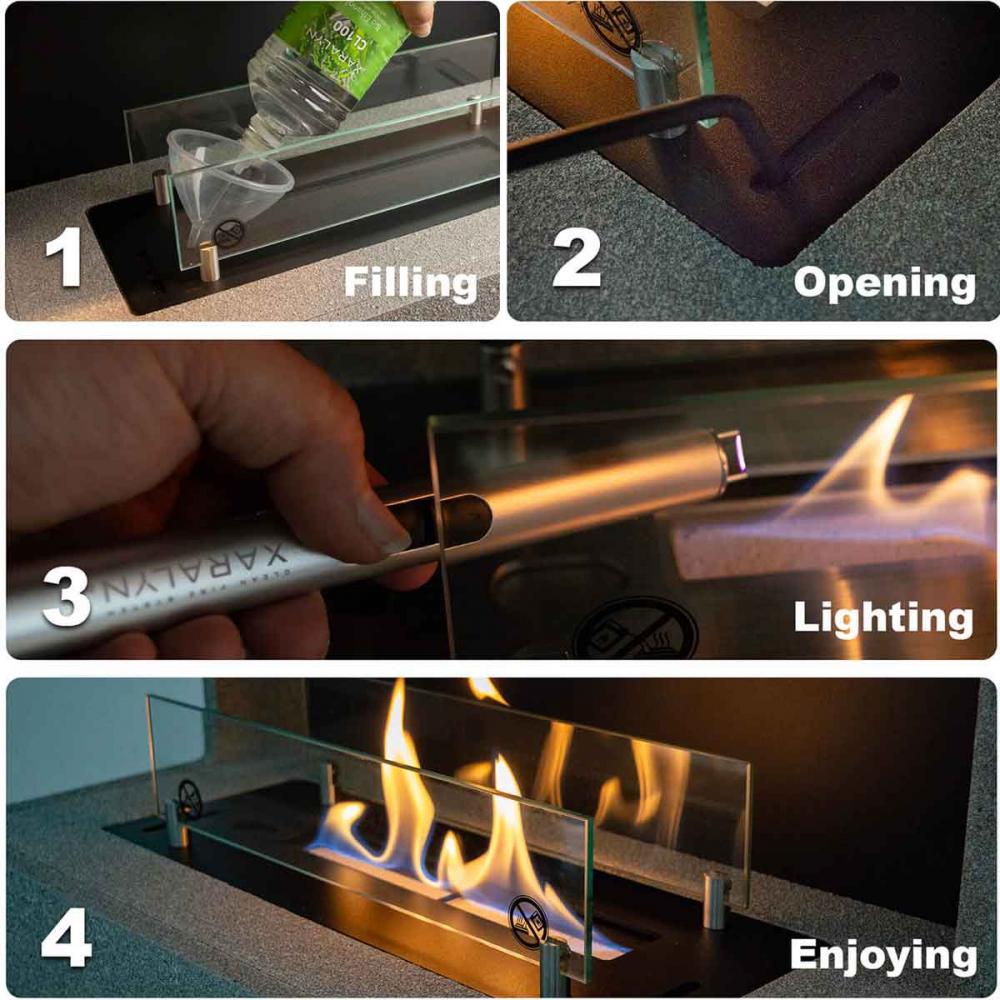 Bioethanol-Einbaubox L Classic von Xaralyn
