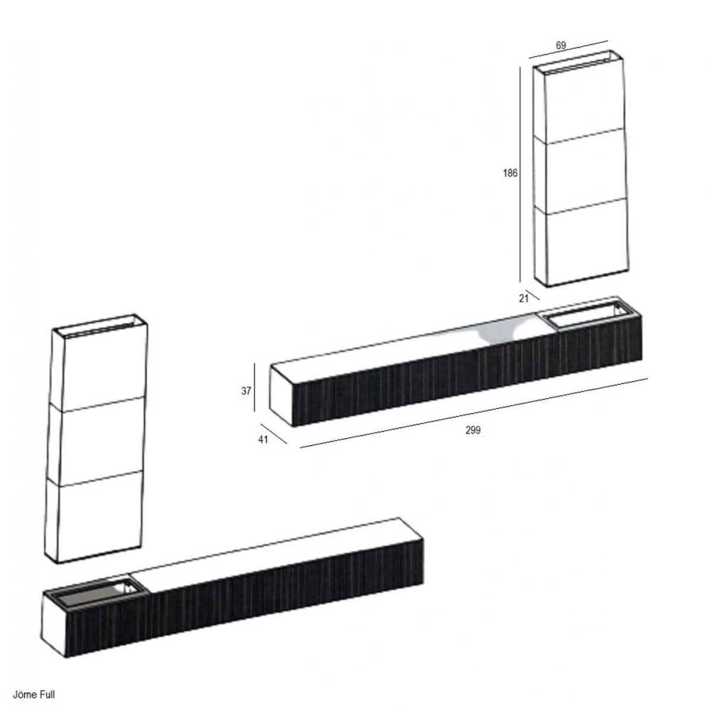 Bioethanolkamin Jörne Full von Xaralyn