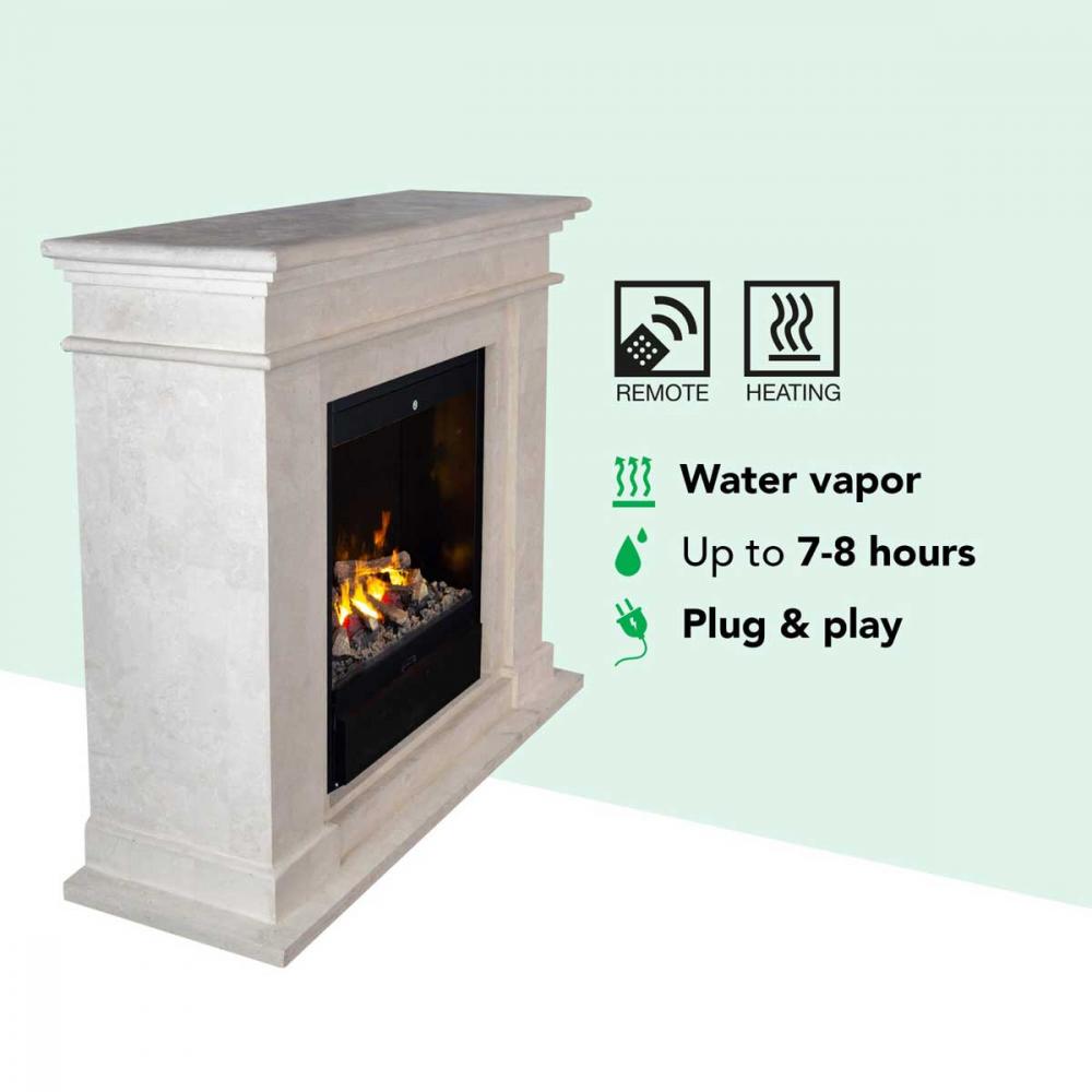 Electric fireplace Xaralyn Kos Optimyst Albany