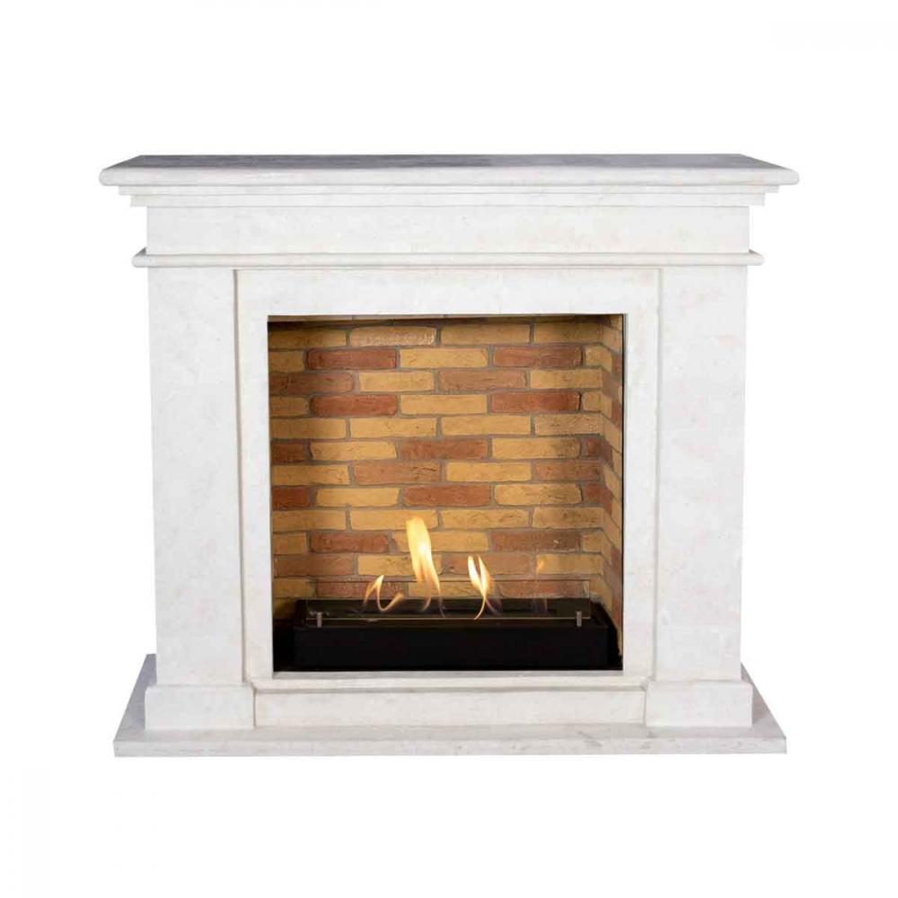 Xaralyn Bioethanolkamin Kos Stein Weiß Steindekor