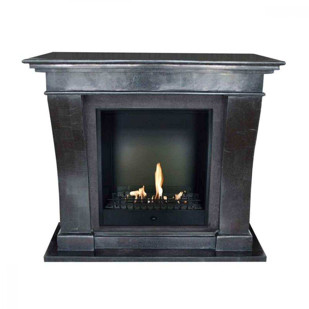 Xaralyn Bioethanolkamin Kreta Classic Stein Anthrazit poliert