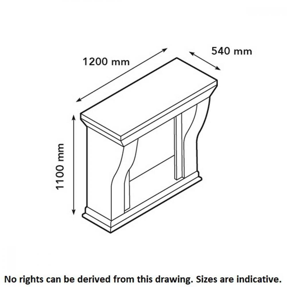 Electric fireplace Xaralyn Kreta Levico