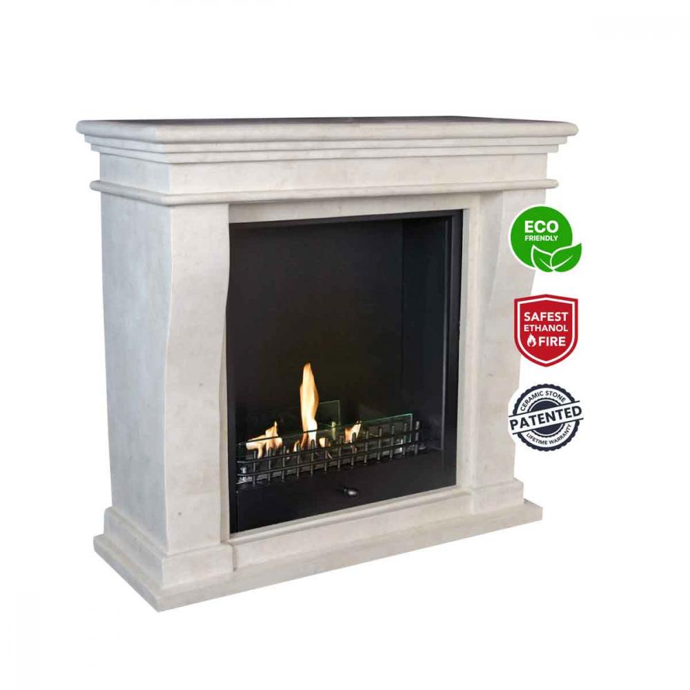 Xaralyn Bioethanolkamin Kreta Mini Classic Stein weiß