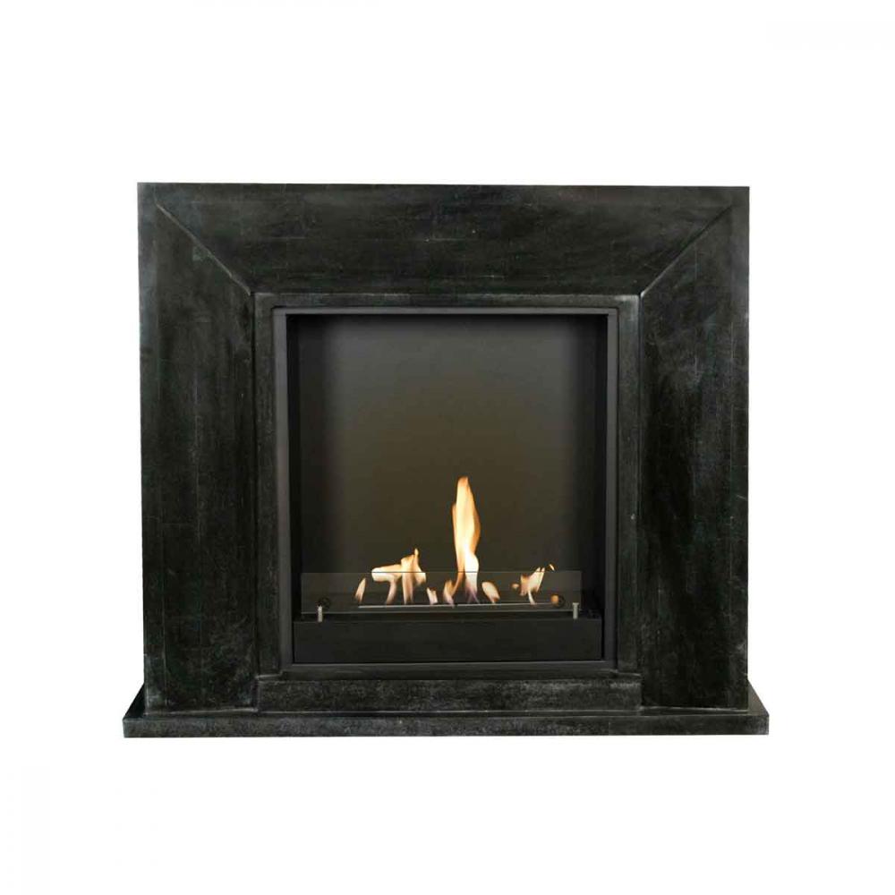 Ethanol fireplace Xaralyn Nero Stone Anthracite