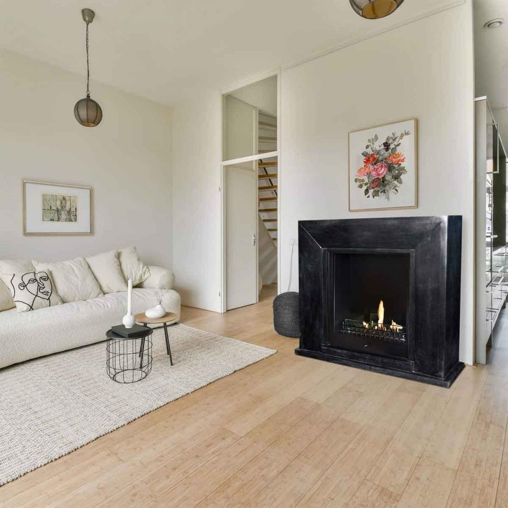 Ethanol fireplace Xaralyn Nero Stone Anthracite Classic