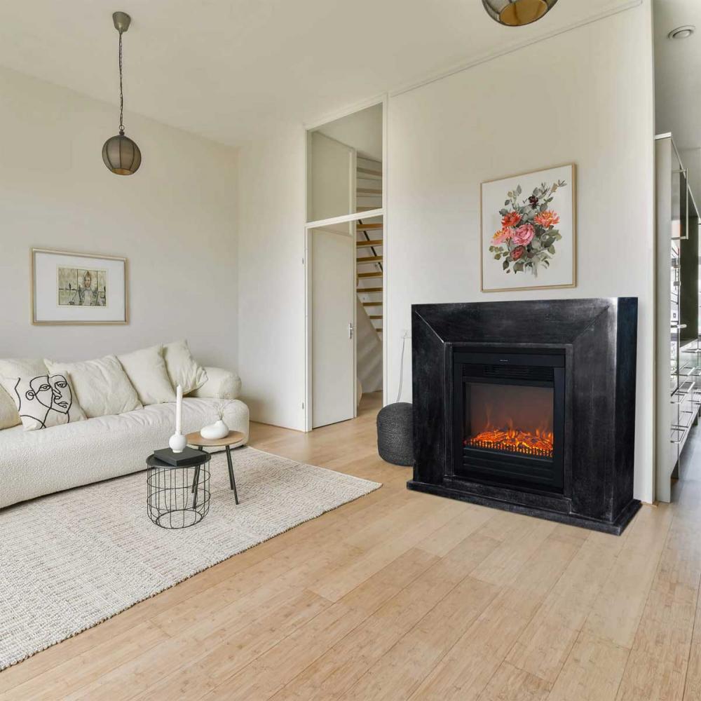 Electric fireplace Xaralyn Nero Lucius