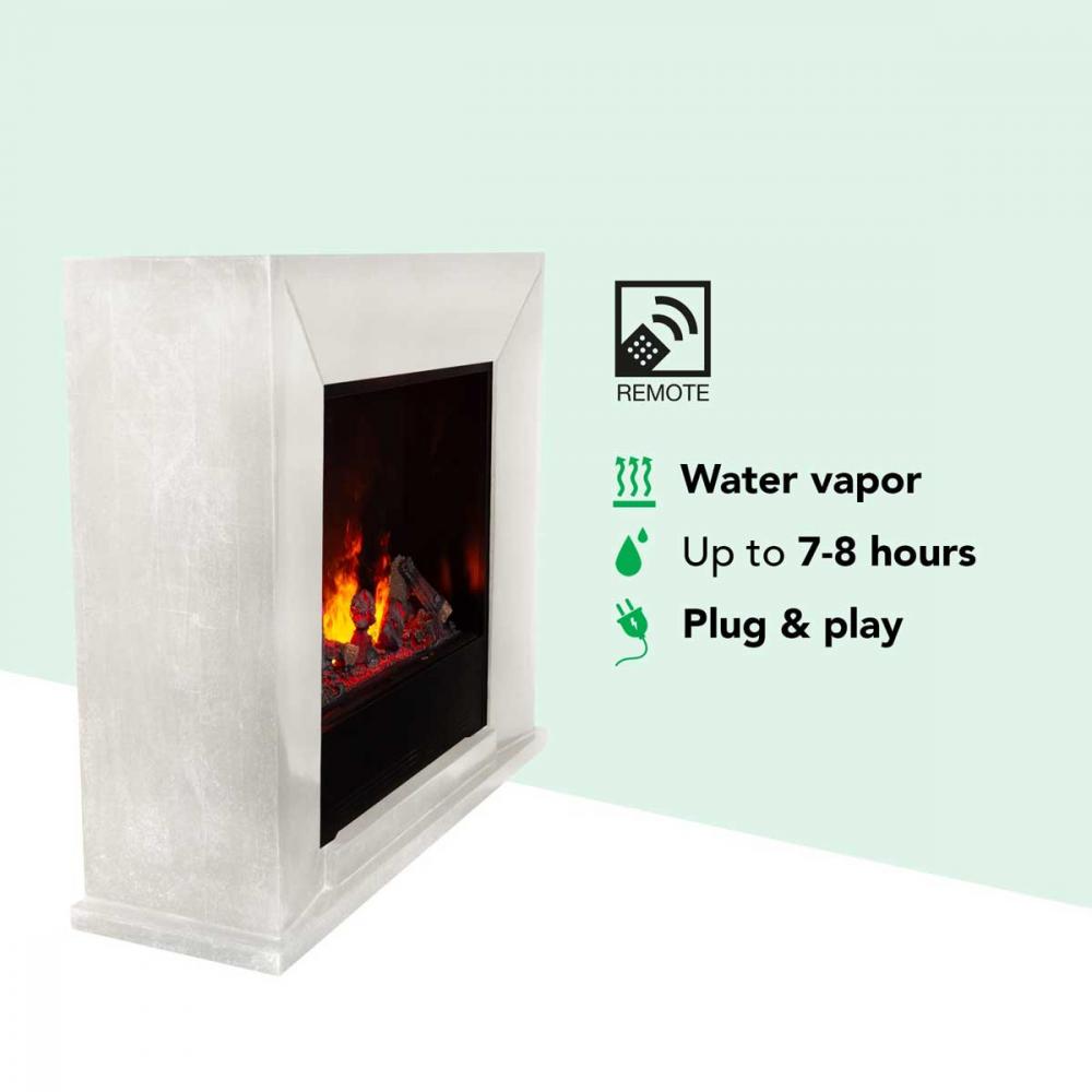 Electric fireplace Xaralyn Nero Optimyst