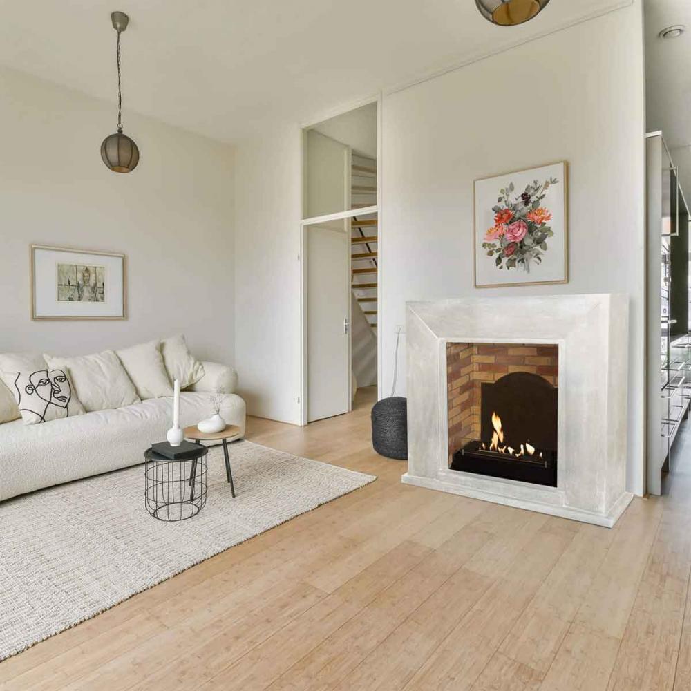 Xaralyn Bioethanolkamin Nero Stein weiß Medaillon