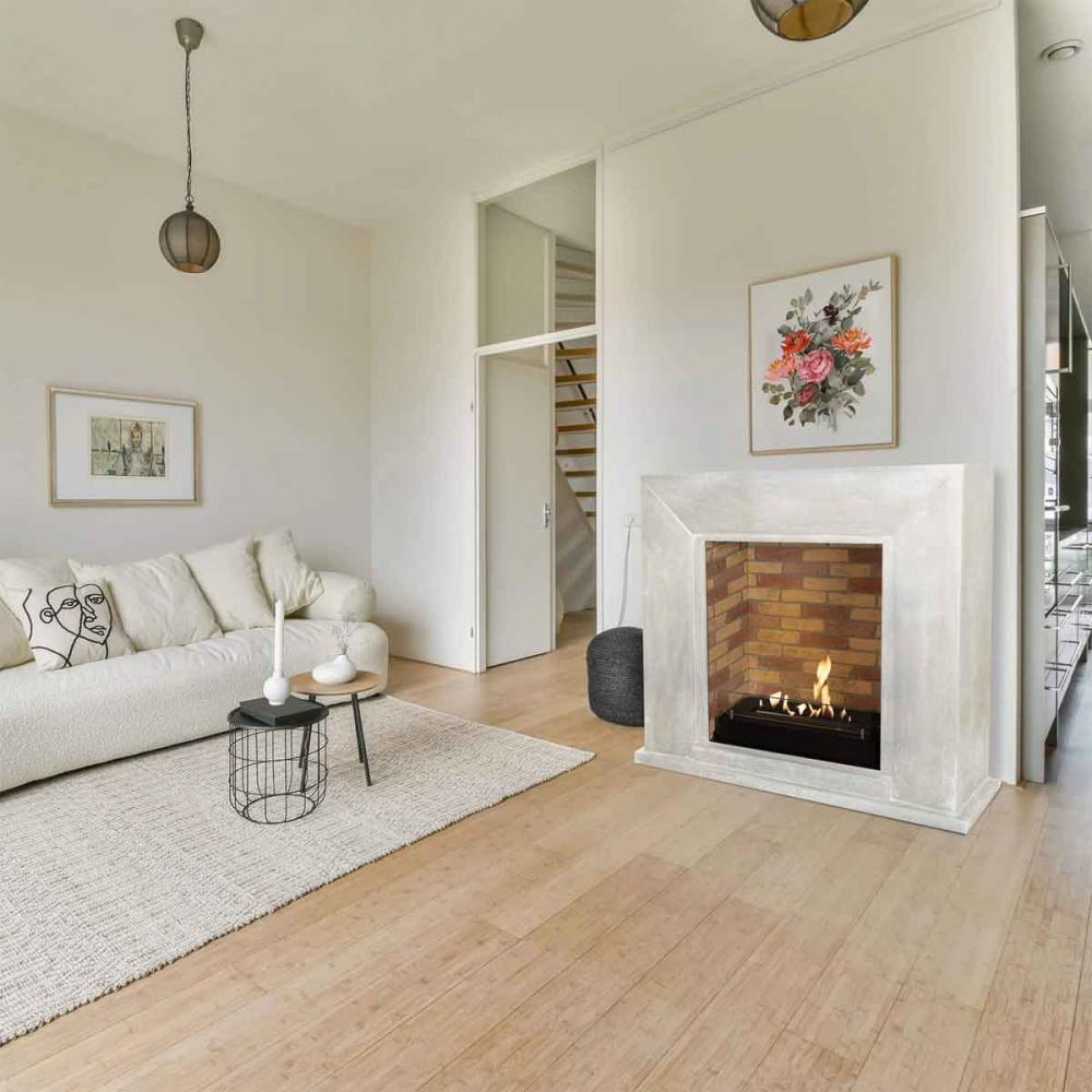 Xaralyn Bioethanolkamin Nero Stein weiß Steindekor