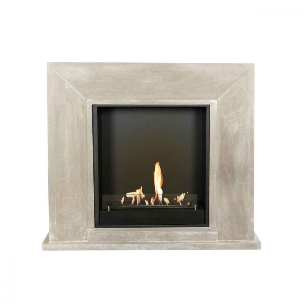 Ethanol fireplace Xaralyn Nero Stone White