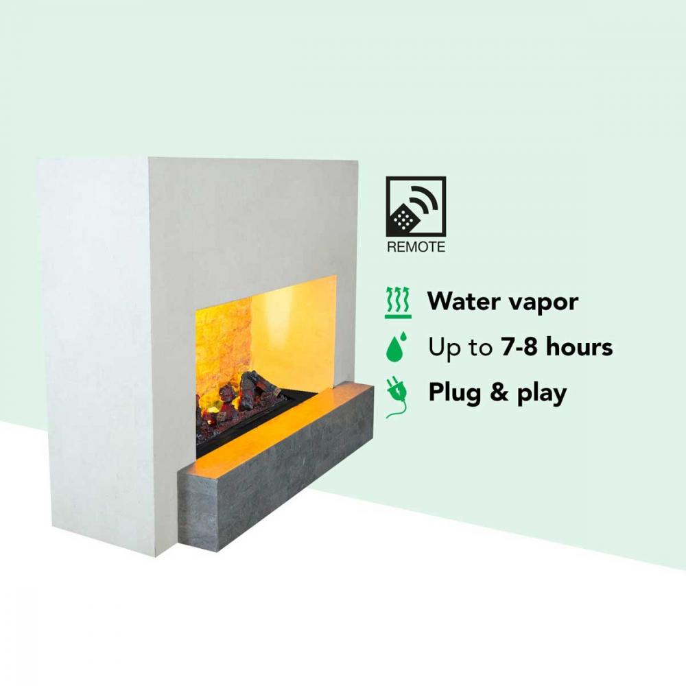 Electric fireplace Xaralyn Santos Optimyst