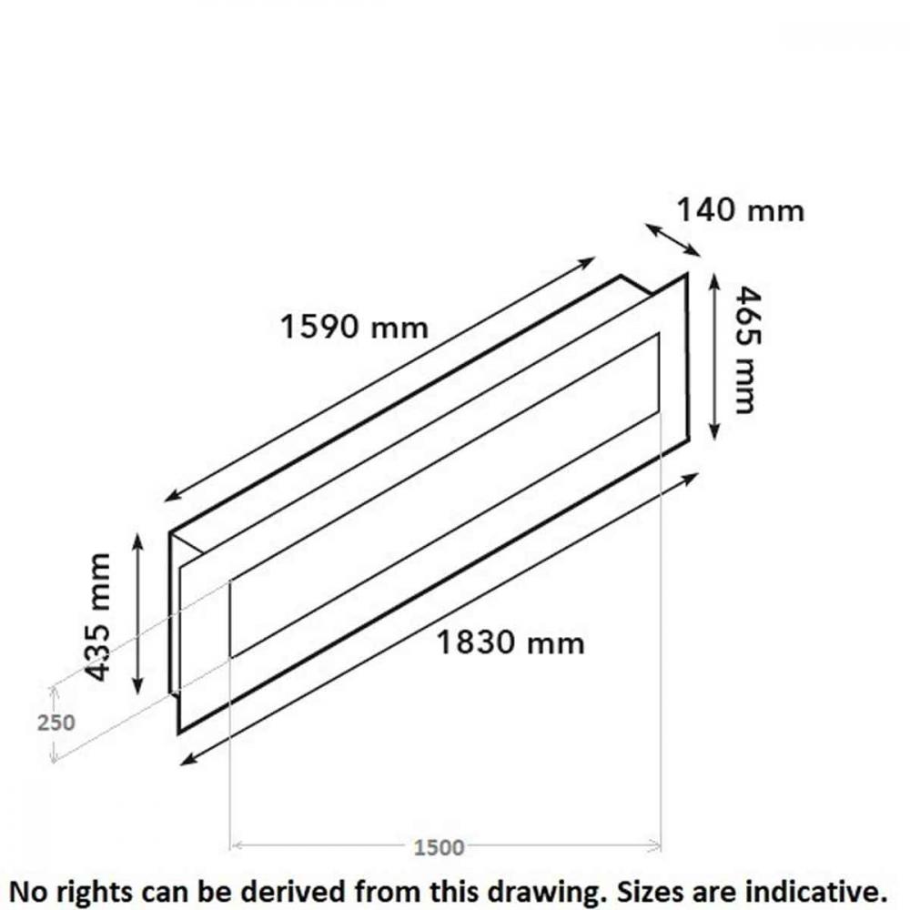 Xaralyn Elektrowandkamin Trivero 180