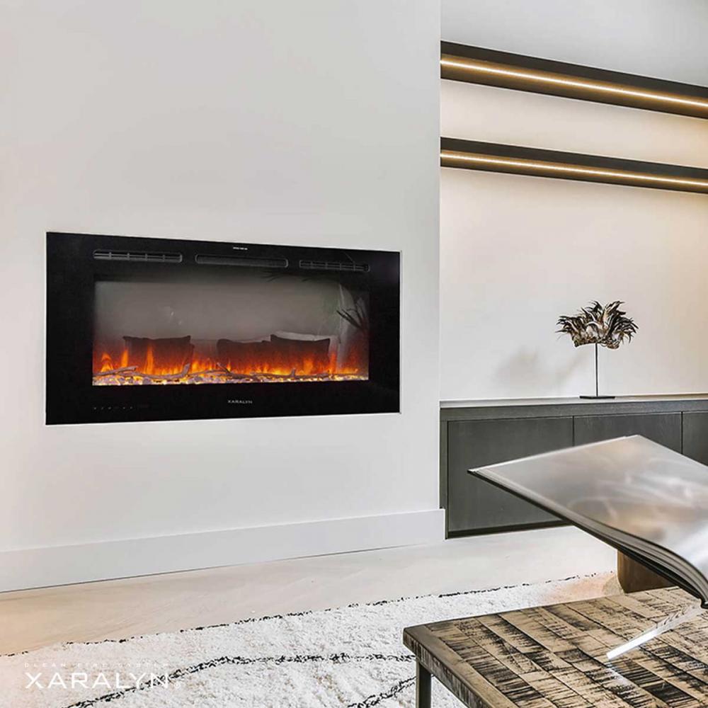 Electric built-in fireplace Xaralyn Trivero 90 FH