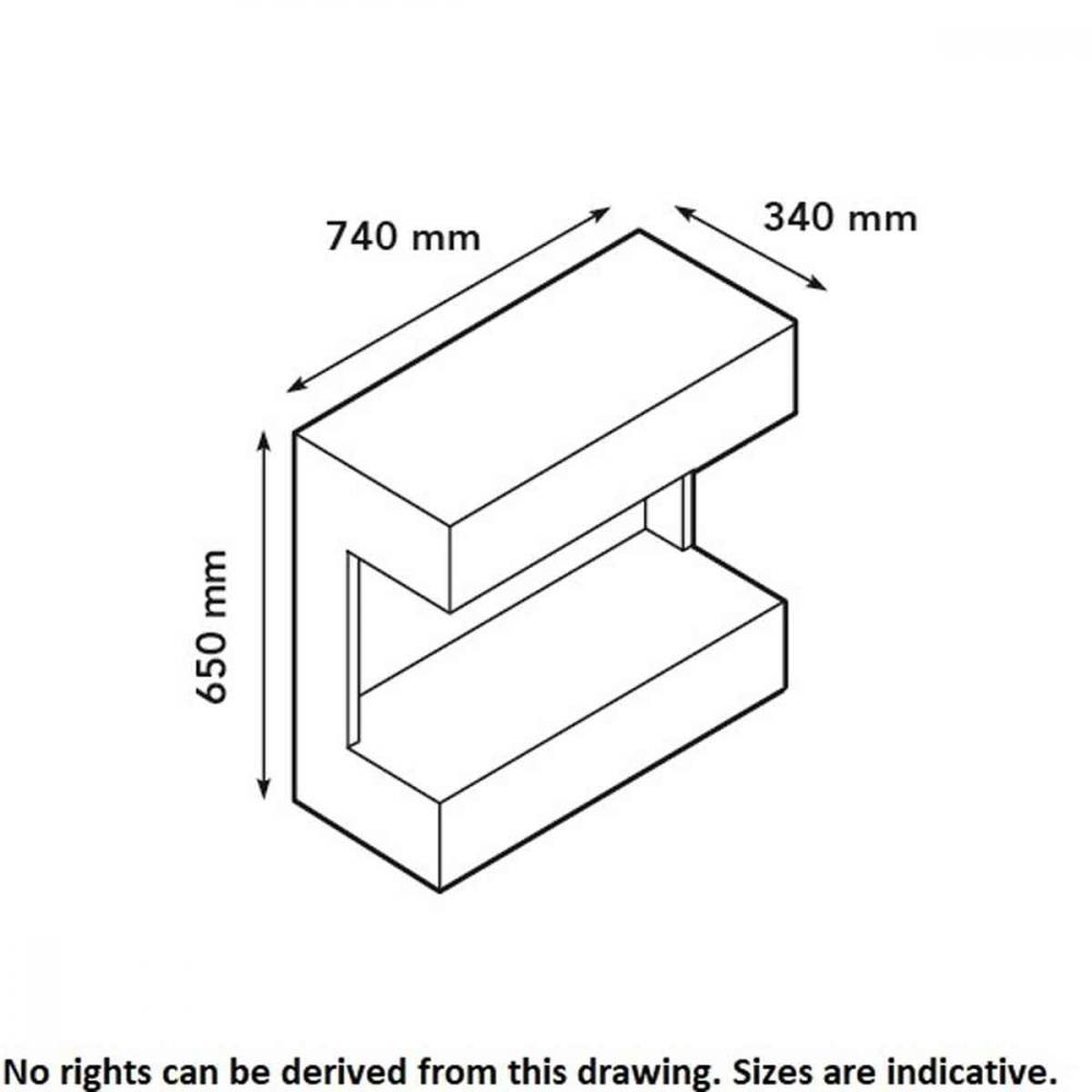Xaralyn wall mounted ethanol fireplace Umbria